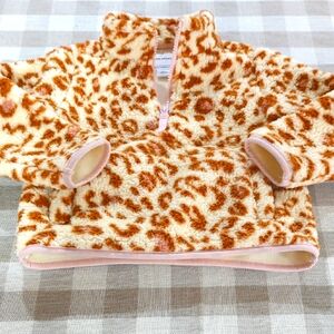 3/$12 - 3T Amazon Essentials Leopard Print Fleece Pullover